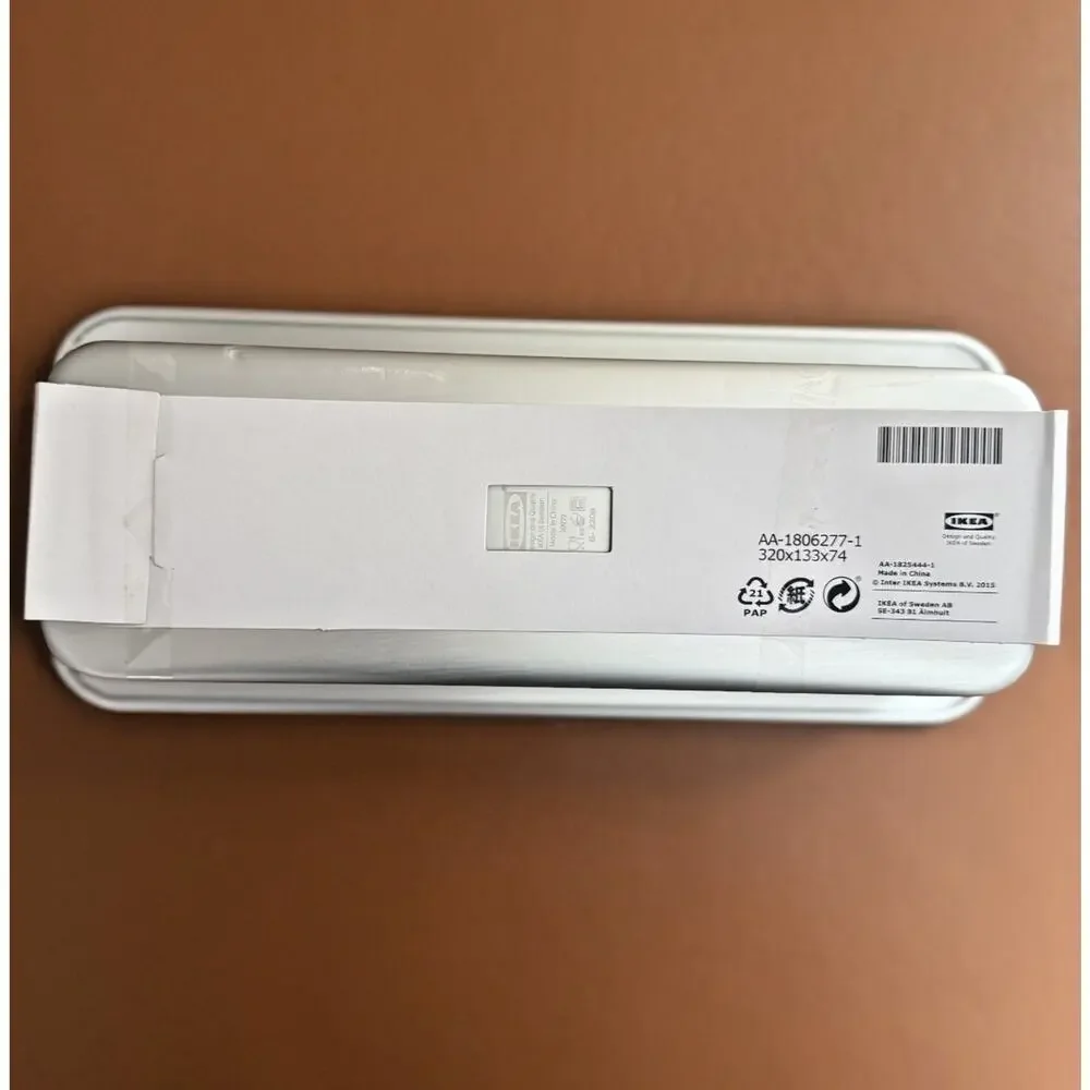 IKEA VARDAGEN Silver Bakeware Bread Loaf Pan Oven-Safe-NEW